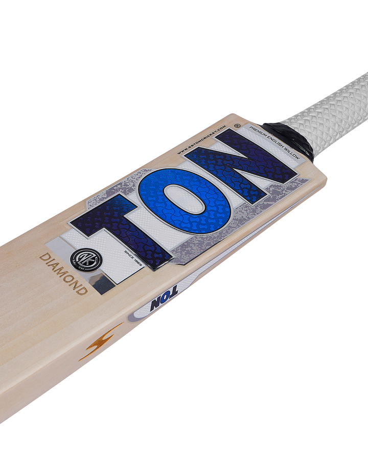 TON Diamond English Willow Cricket Bat - Junior
