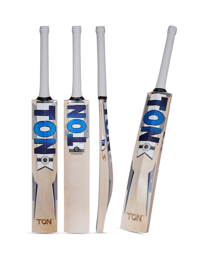 TON Diamond English Willow Cricket Bat - Junior