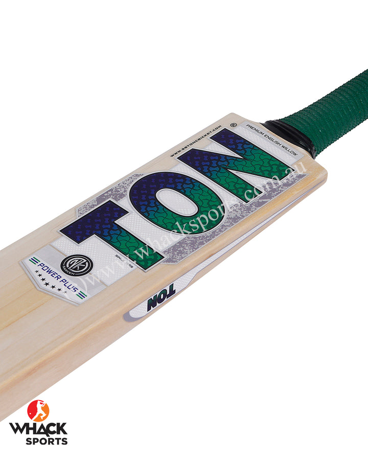 TON Power Plus English Willow Cricket Bat - SH (2025)