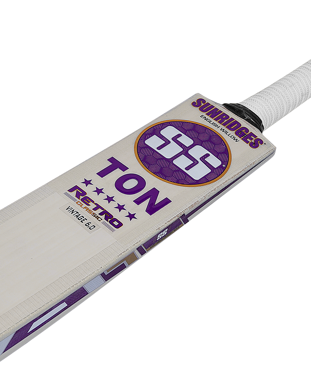 SS Vintage 6.0 English Willow Cricket Bat - Youth/Harrow