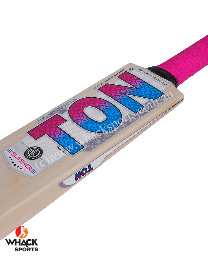 TON Slasher Grade 1 English Willow Cricket Bat - SH