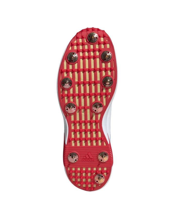 Adidas IH8162 Adipower Vector Mid Cricket Shoes - Steel Spikes - Red/Gold