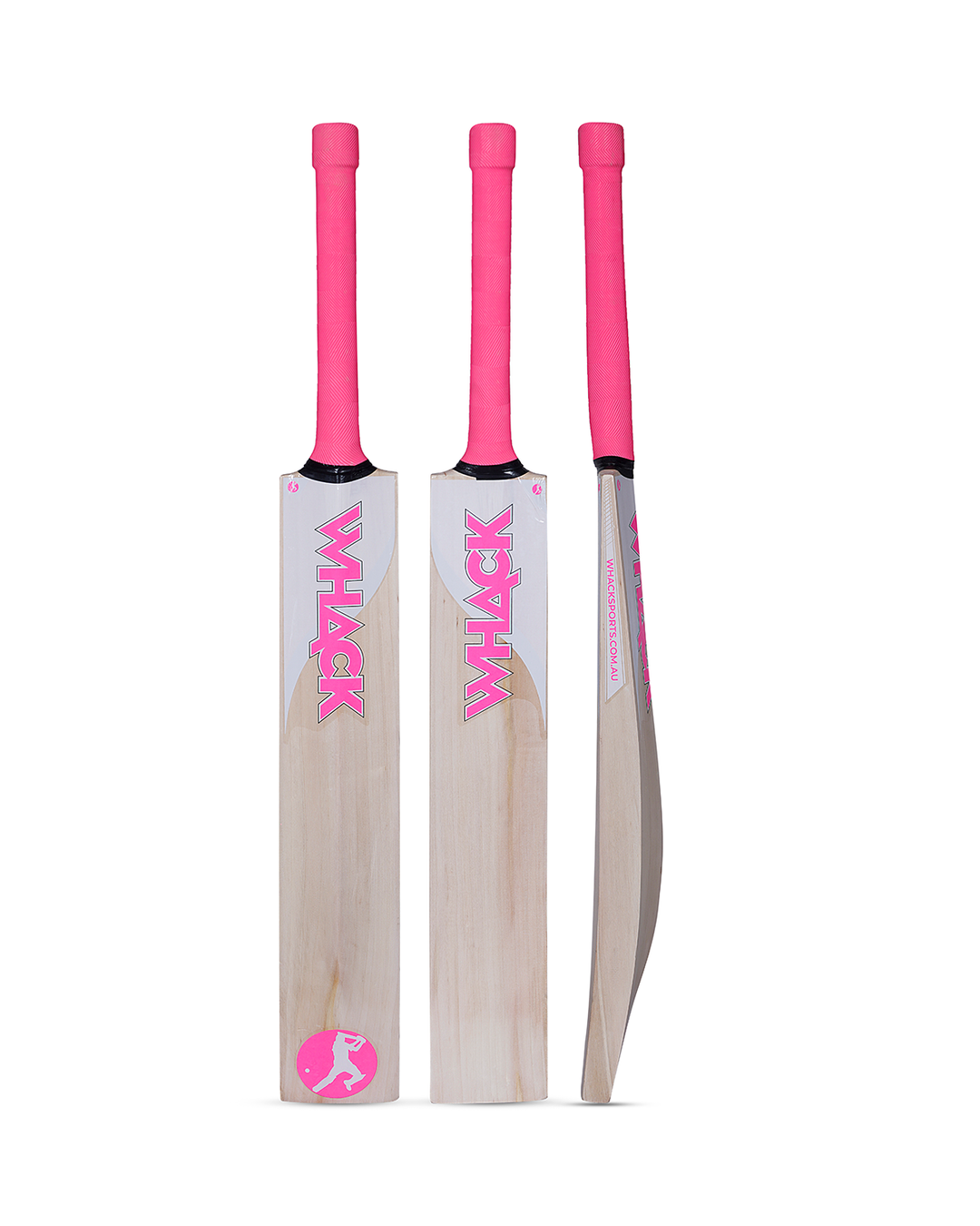 WHACK Joey PINK Kashmir Willow Cricket Bat - Junior