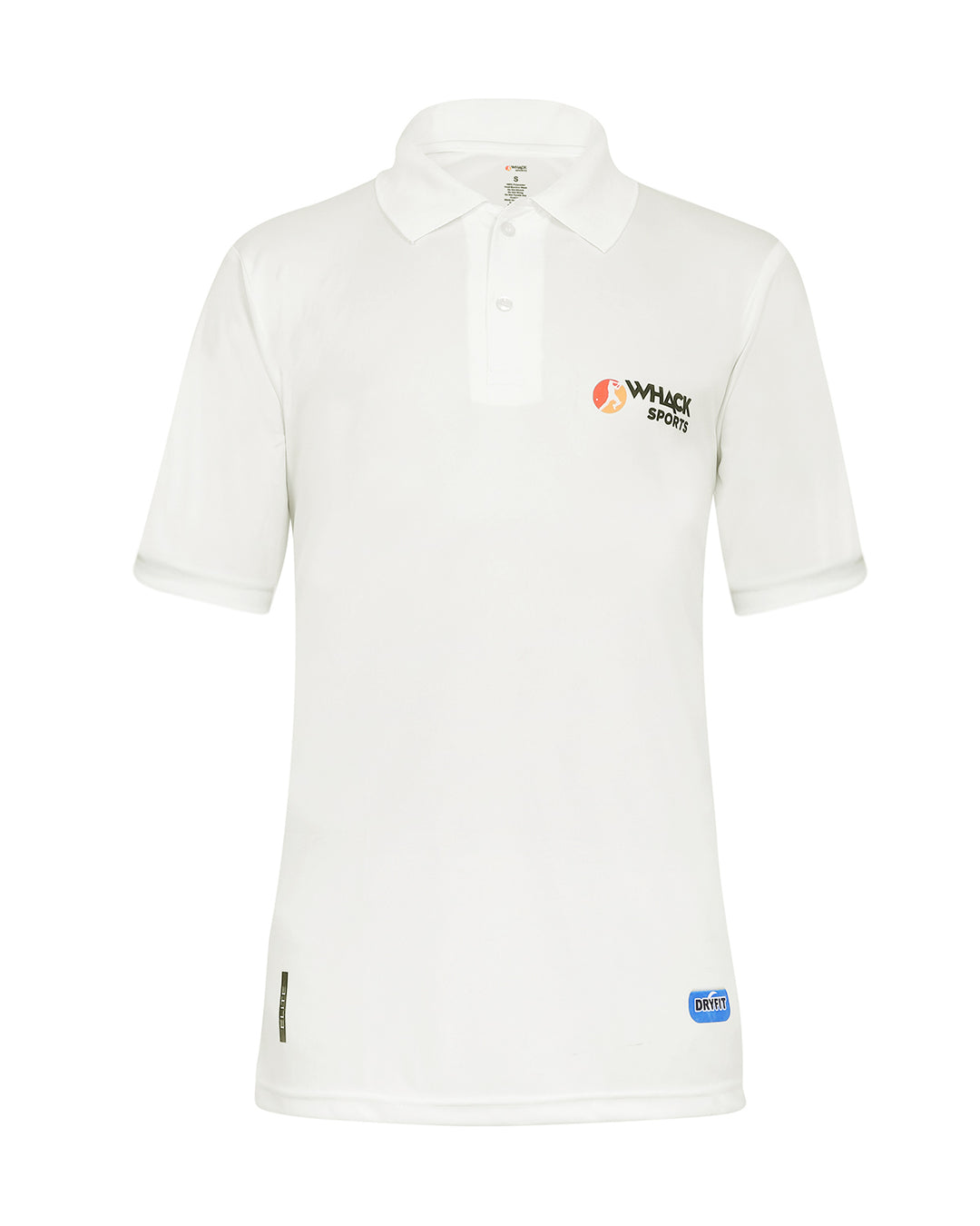 Whack Elite Cricket Short Sleeve Shirt - Off White - Junior