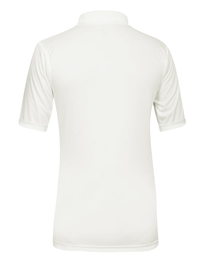 Whack Elite Cricket Short Sleeve Shirt - Off White - Junior