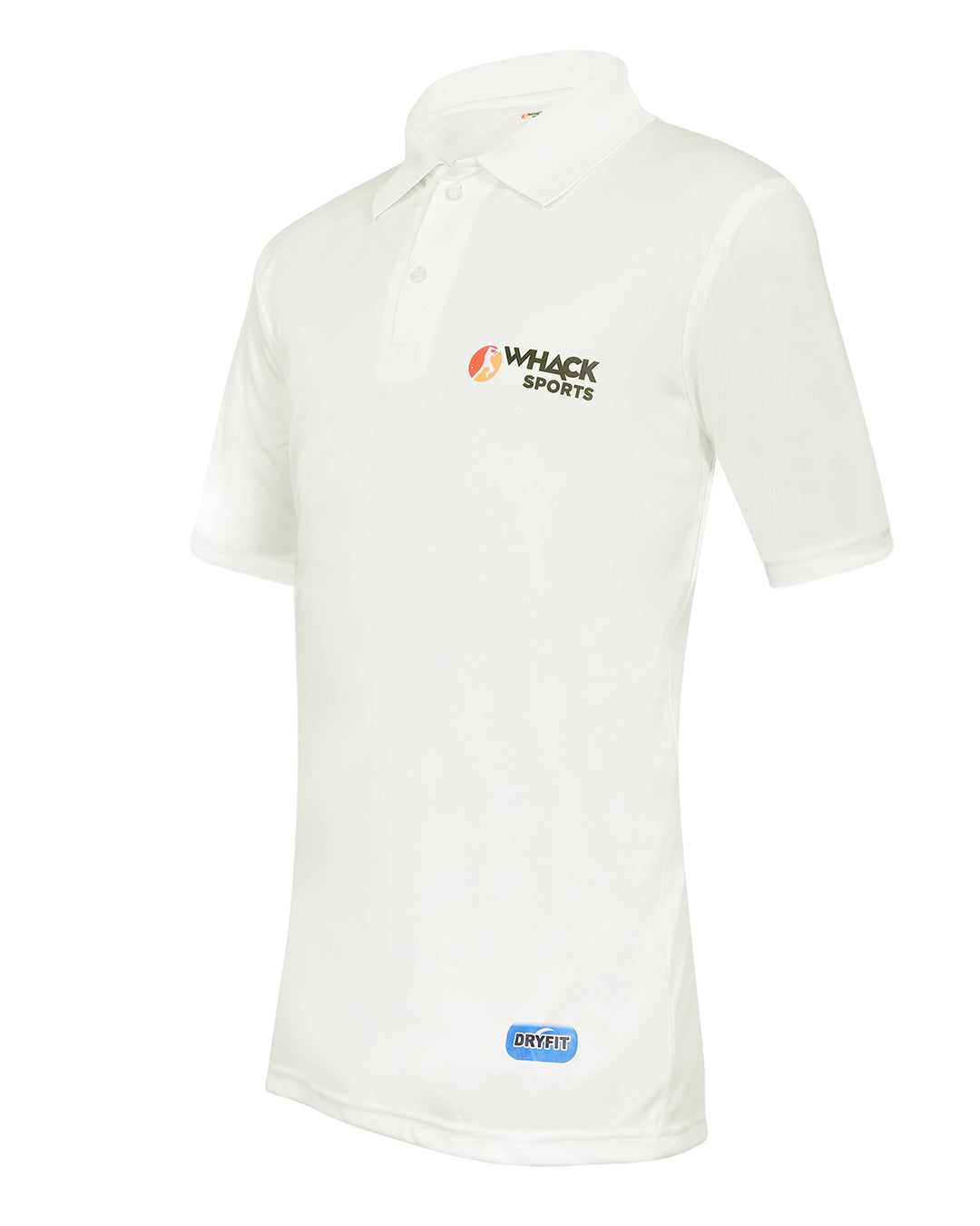 Whack Elite Cricket Short Sleeve Shirt - Off White - Junior