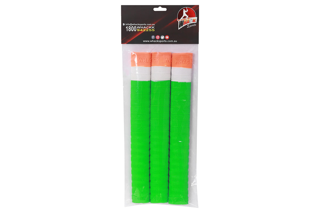 Whack Indian Flag Cricket Bat Grip - Set of 3