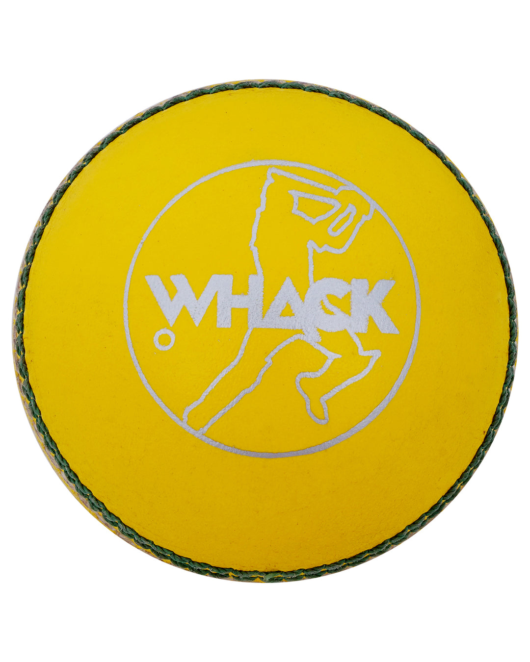 WHACK Indoor Leather Cricket Ball Bundle - Yellow - Pack of 6x or 12x