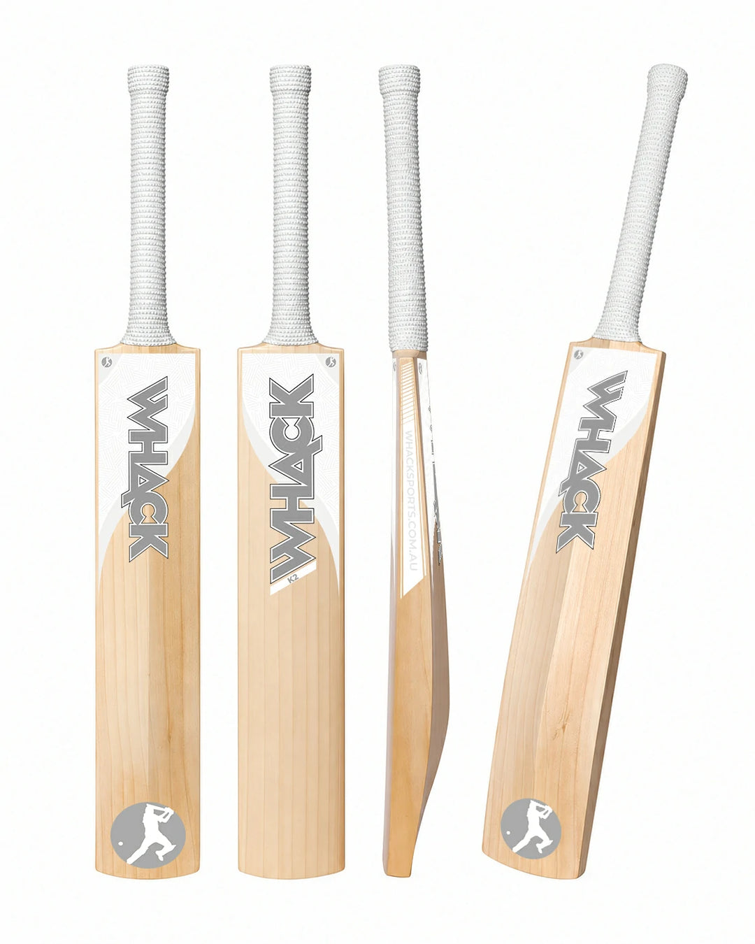 WHACK K2 English Willow Cricket Bat - Small Adult