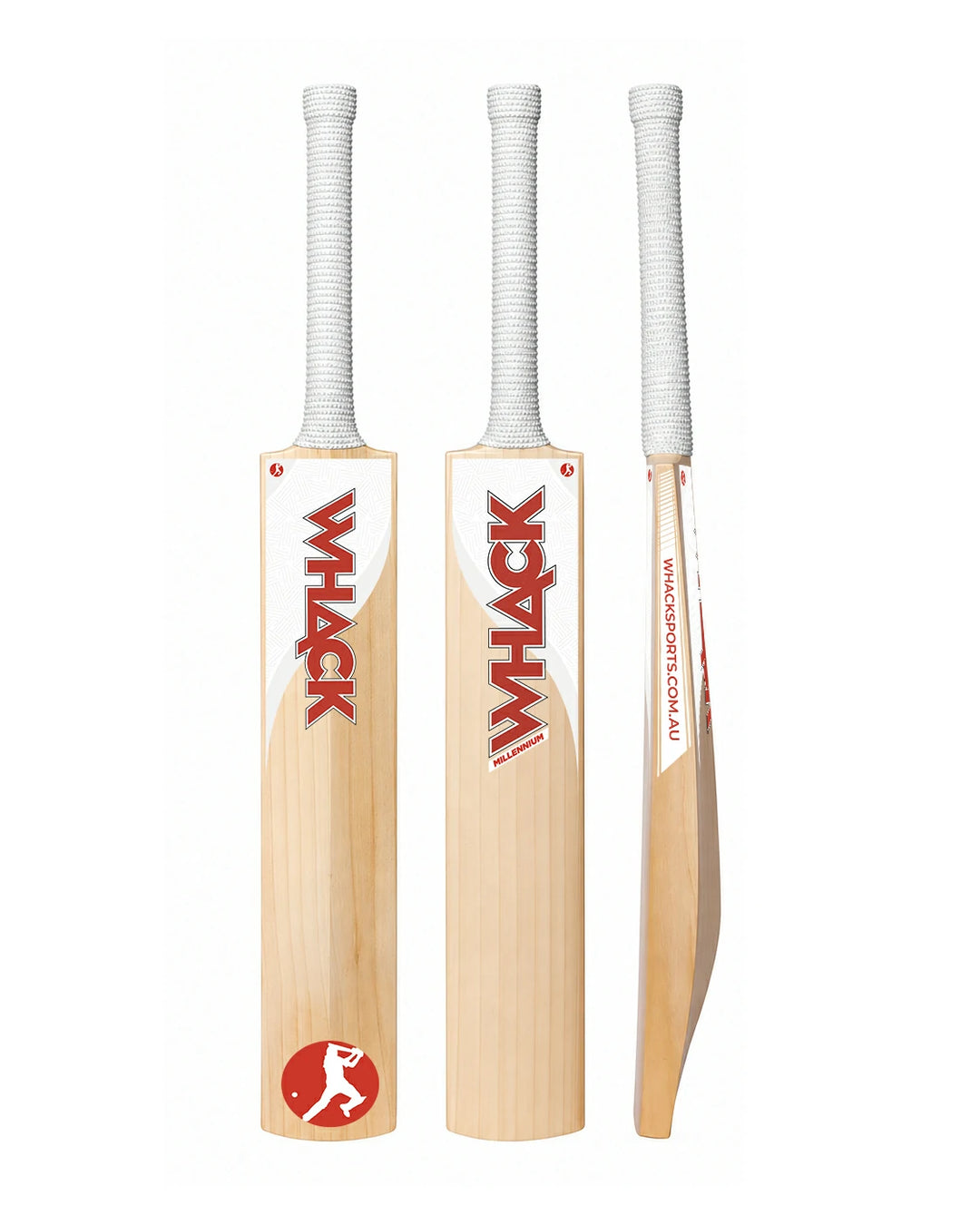 WHACK Millennium English Willow Cricket Bat - SH