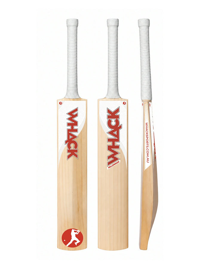 WHACK Millennium English Willow Cricket Bat - SH