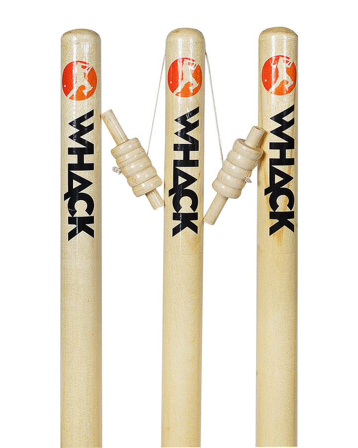 WHACK Wooden Spring Stump Set with Bails