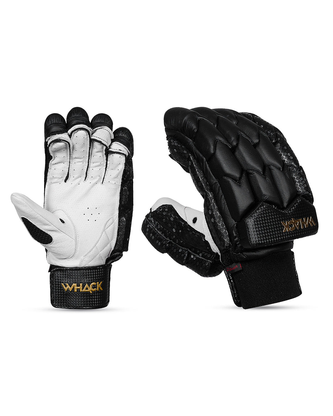WHACK Player Colour Batting Gloves - Black