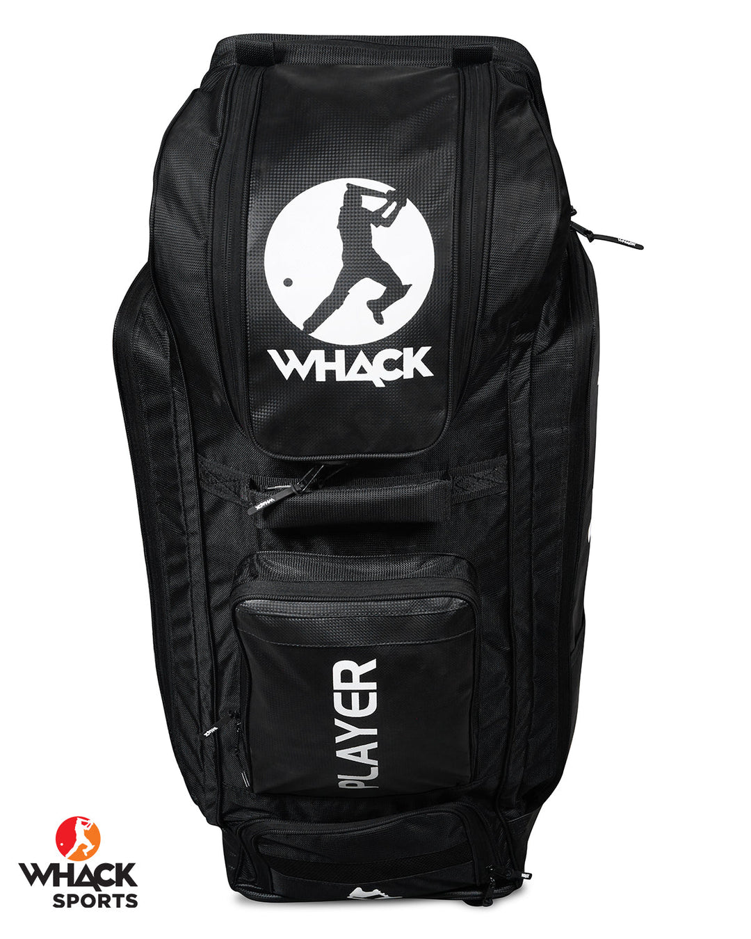WHACK Players Cricket Kit Bag - Wheelie Duffle - Large - Senior