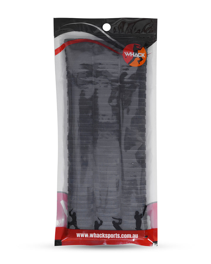 Whack Players Cricket Bat Grip - Set of 3 - Black