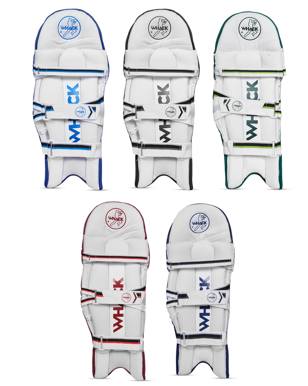 WHACK Pro Cricket Batting Pads - Coloured - Youth