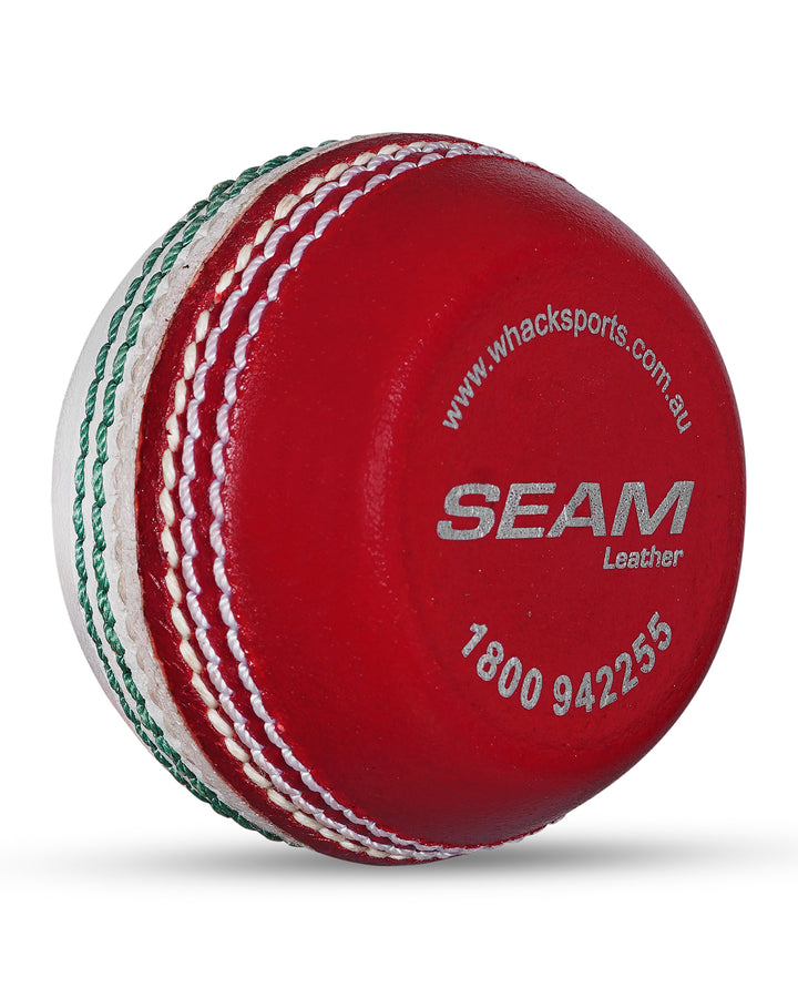 WHACK Aggot/Seam Training 156gm Leather Cricket Ball