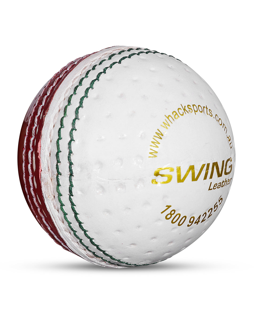 WHACK 156gm Leather Swing Training Ball (Both Side Dots)