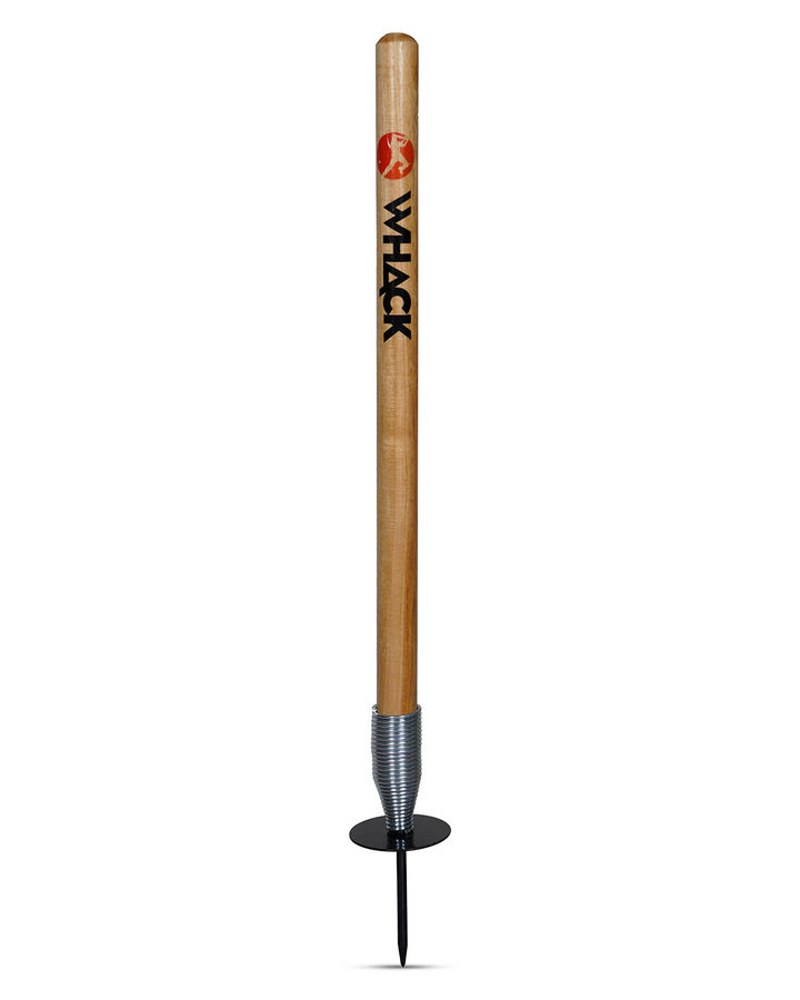 WHACK Natural Wooden Target Stump With Metal Spring - Single