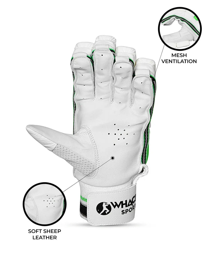 Whack Aer Cricket Batting Gloves - Youth