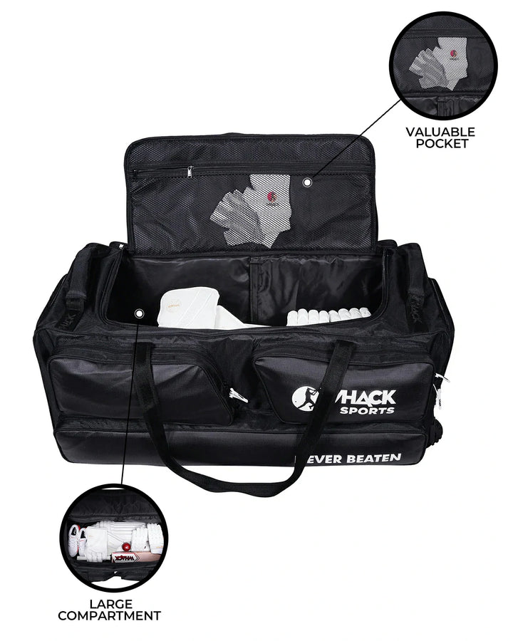WHACK Players Standup Cricket Kit Bag - Wheelie - Extra Large