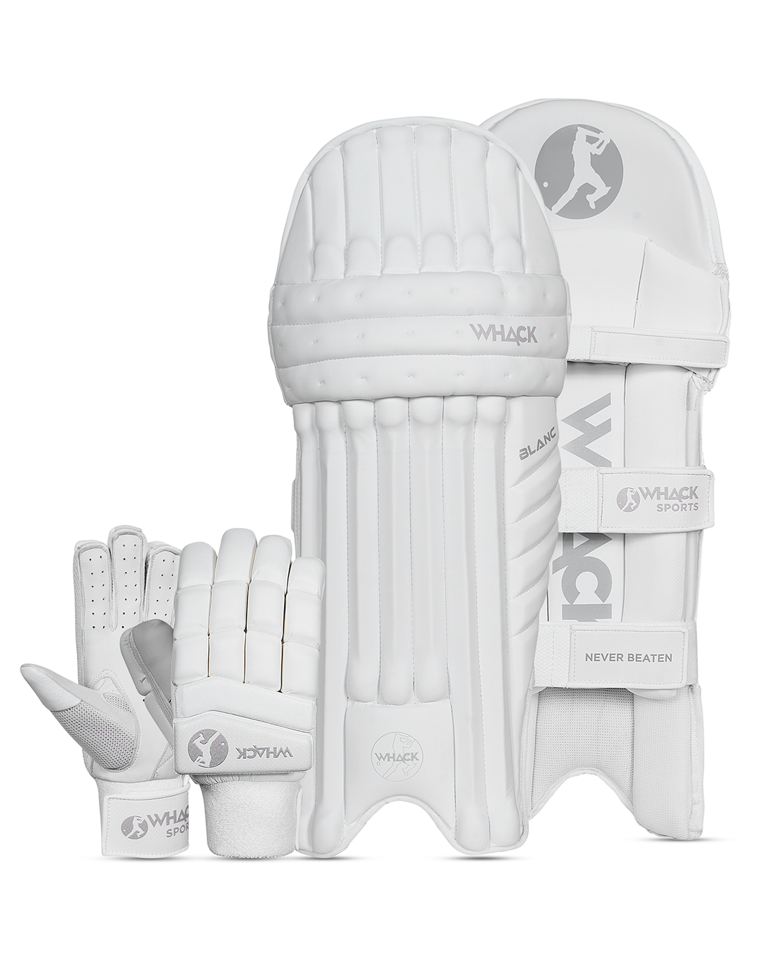 Whack Blanc Batting Pads and Gloves Bundle - Junior