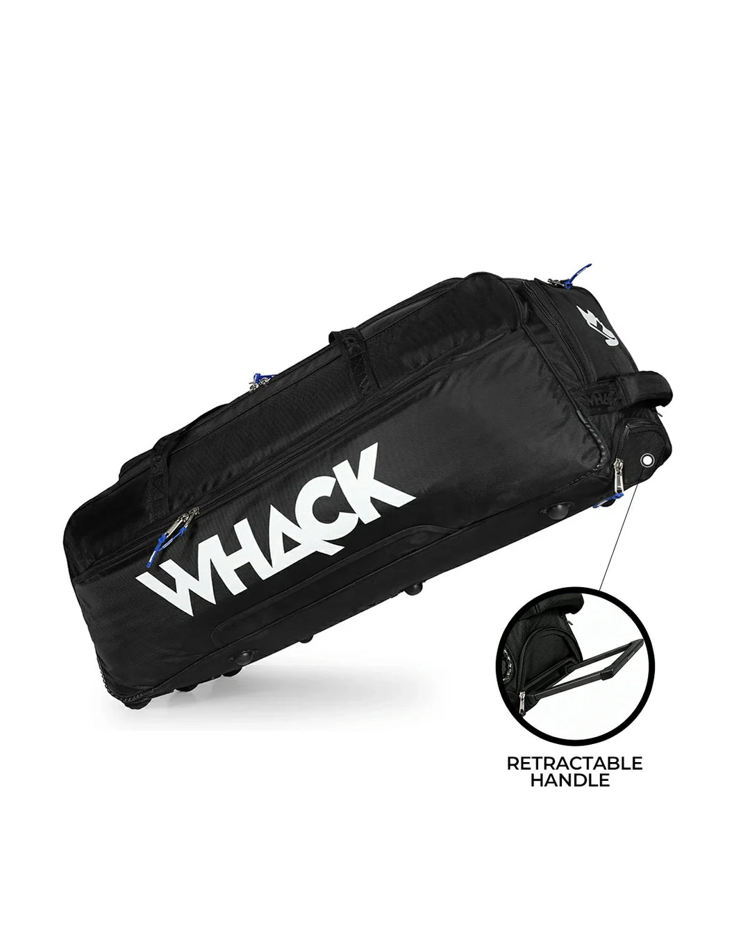 WHACK Blanc Cricket Kit Bag - Wheelie - Large