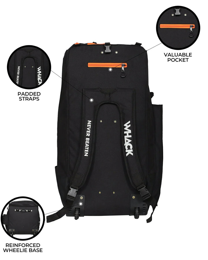 WHACK Coach Mate CRICKET COACH Training Bag - Wheelie Duffle - Extra Large