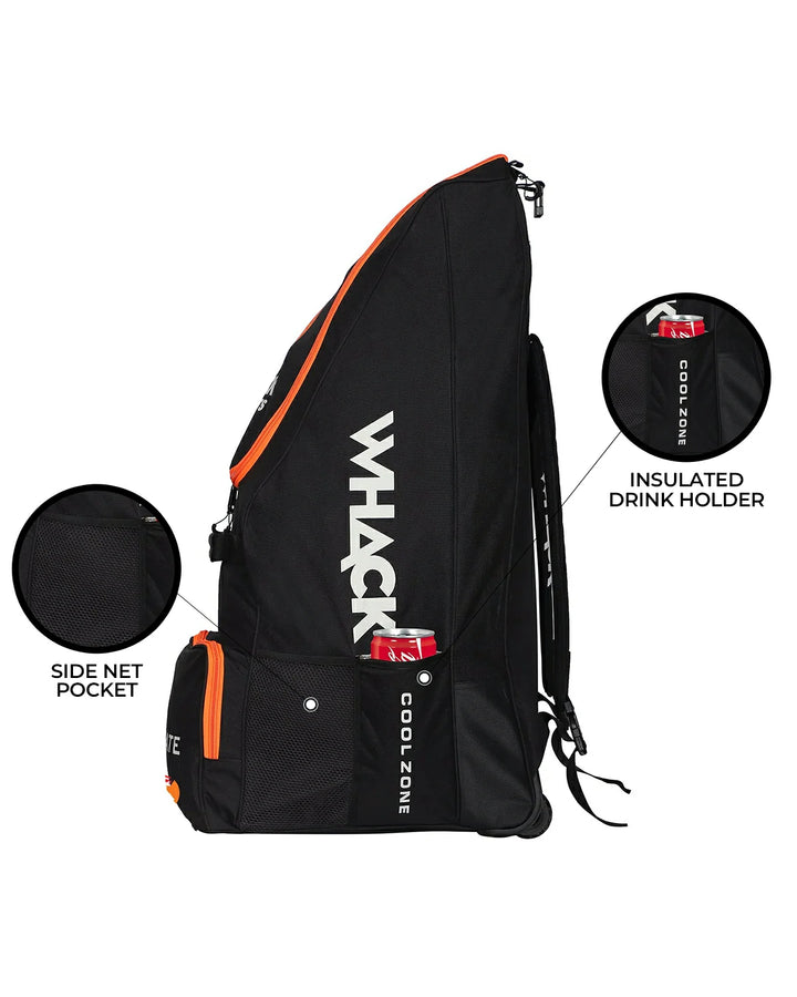 WHACK Coach Mate CRICKET COACH Training Bag - Wheelie Duffle - Extra Large