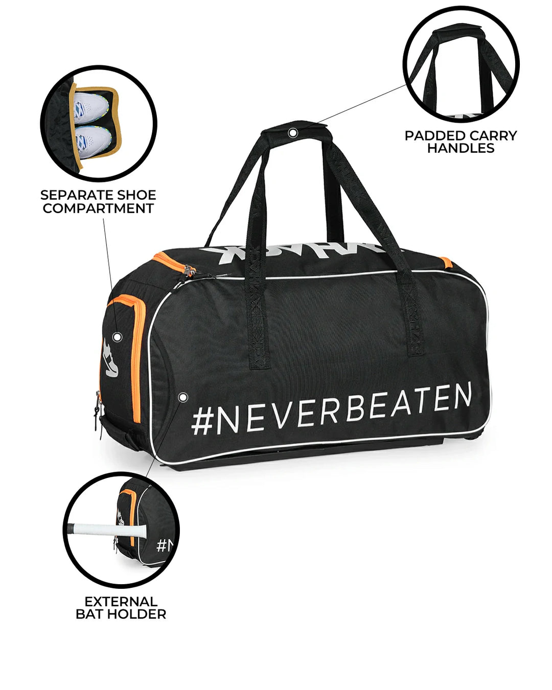 WHACK Joey Cricket Kit Bag - Wheelie - Junior