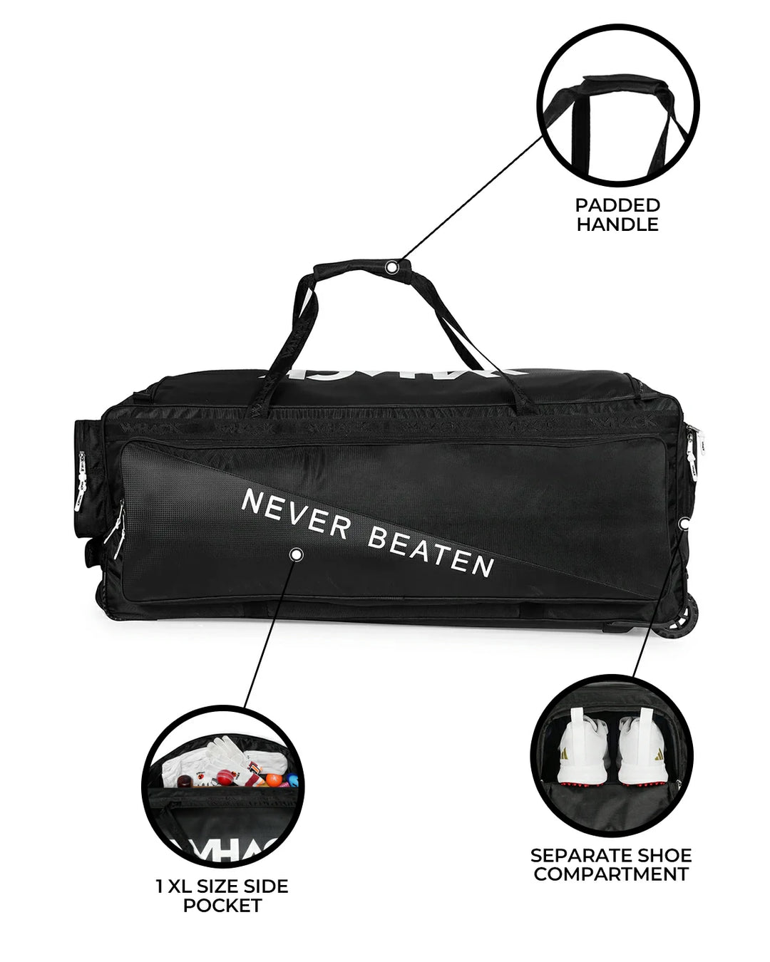 WHACK Lite Cricket Kit Bag - Large