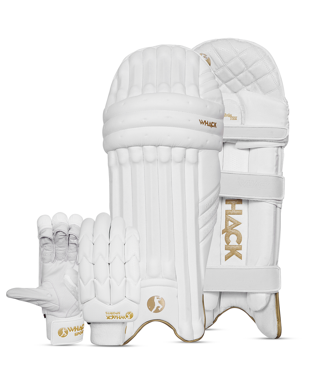 Whack Player Batting Pads and Gloves Bundle - Junior