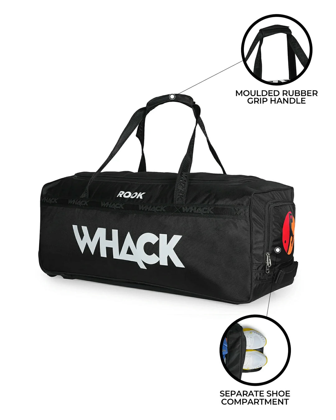 WHACK Rook Cricket Kit Bag - Wheelie - Large