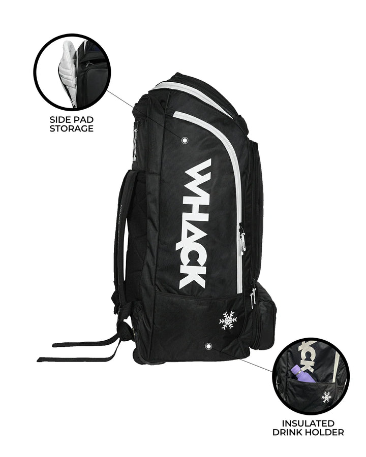 WHACK K2 Cricket Kit Bag - Wheelie Duffle - Large