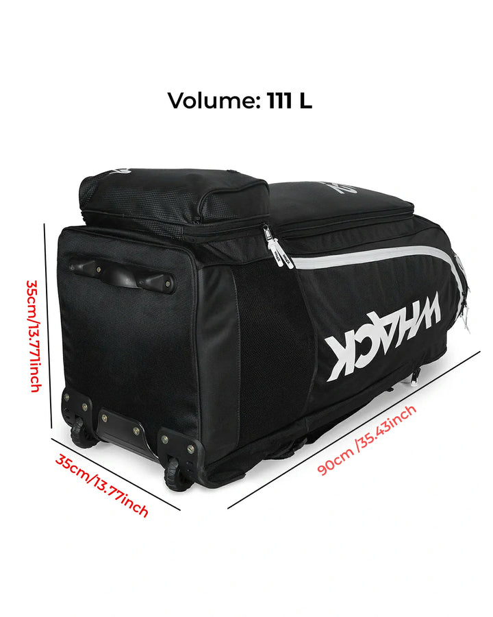 WHACK K2 Cricket Kit Bag - Wheelie Duffle - Large