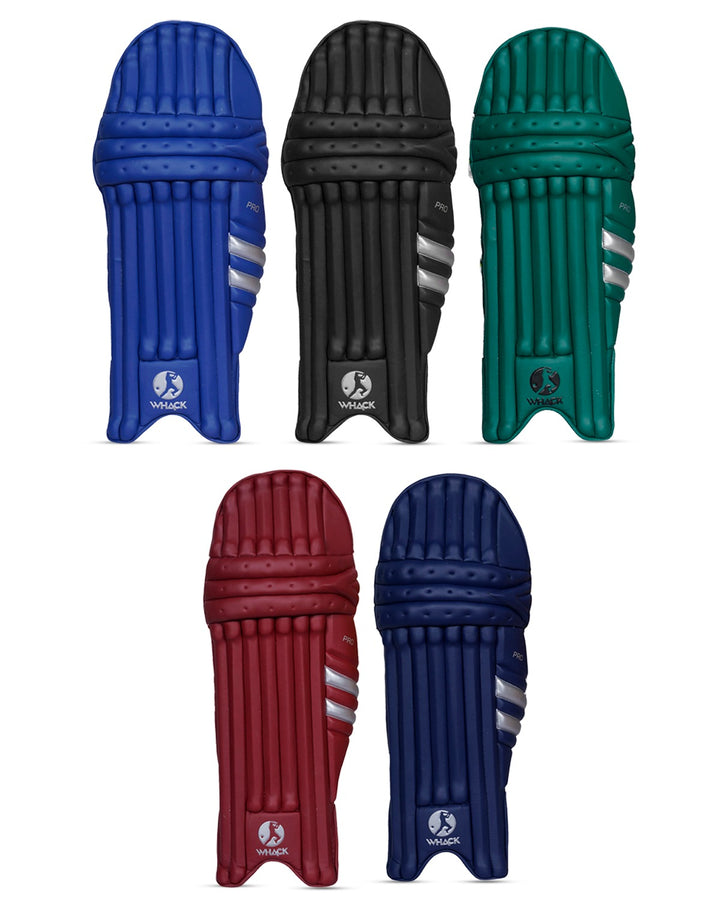 WHACK Pro Cricket Batting Pads - Coloured - Large Adult