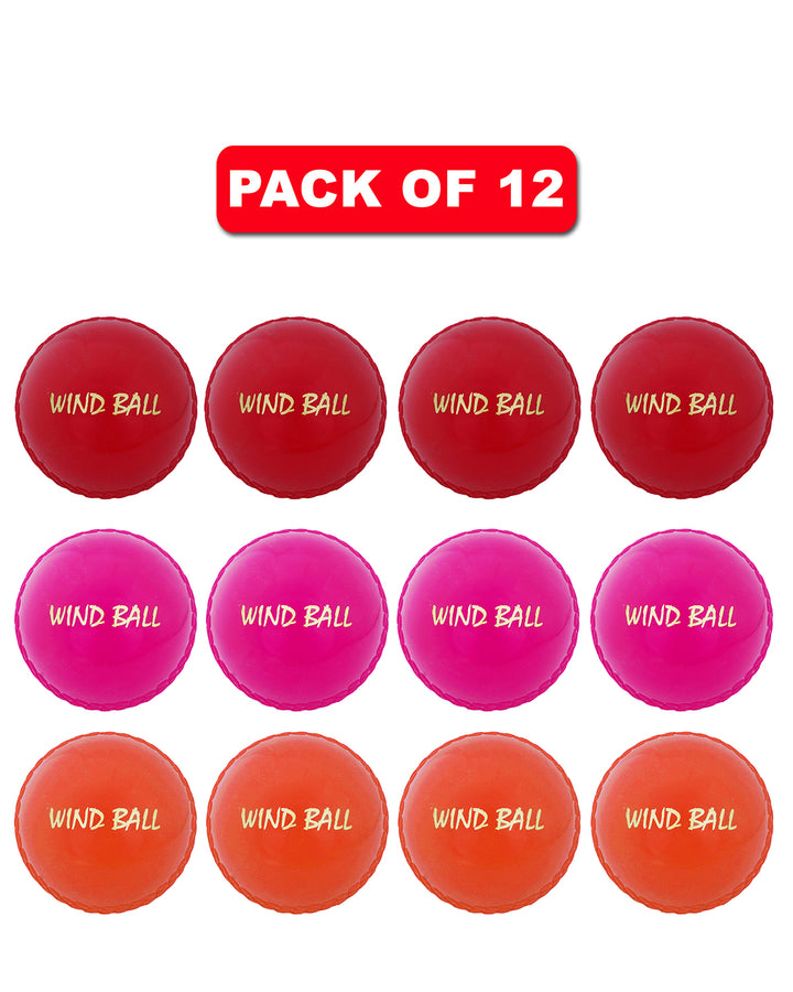 WHACK Wind/Poly Soft Ball Bundle - Multicolored - Pack of 6x or 12x