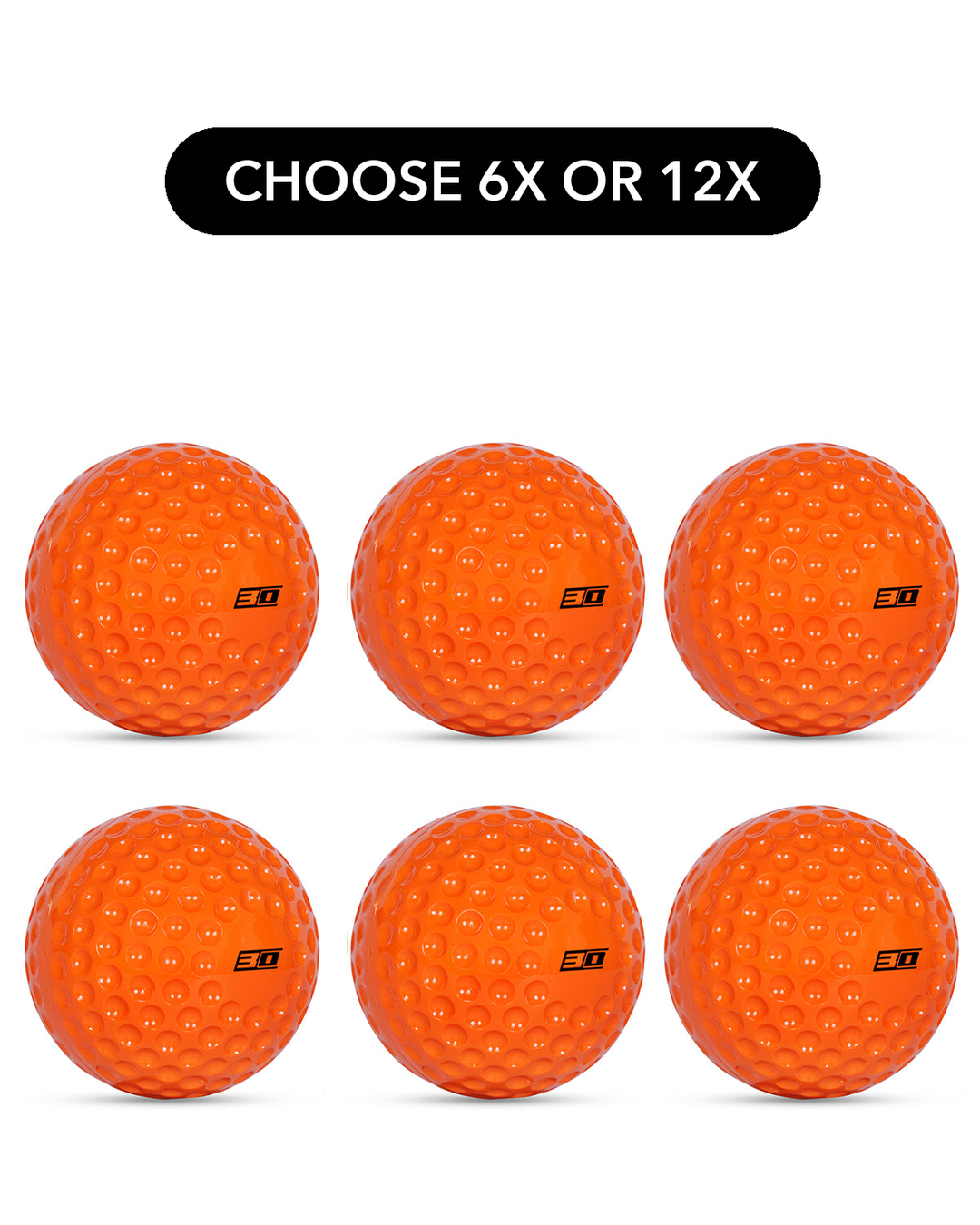 3D 145gm Bowling Machine Ball Bundle (6x or 12x) - Low Bounce