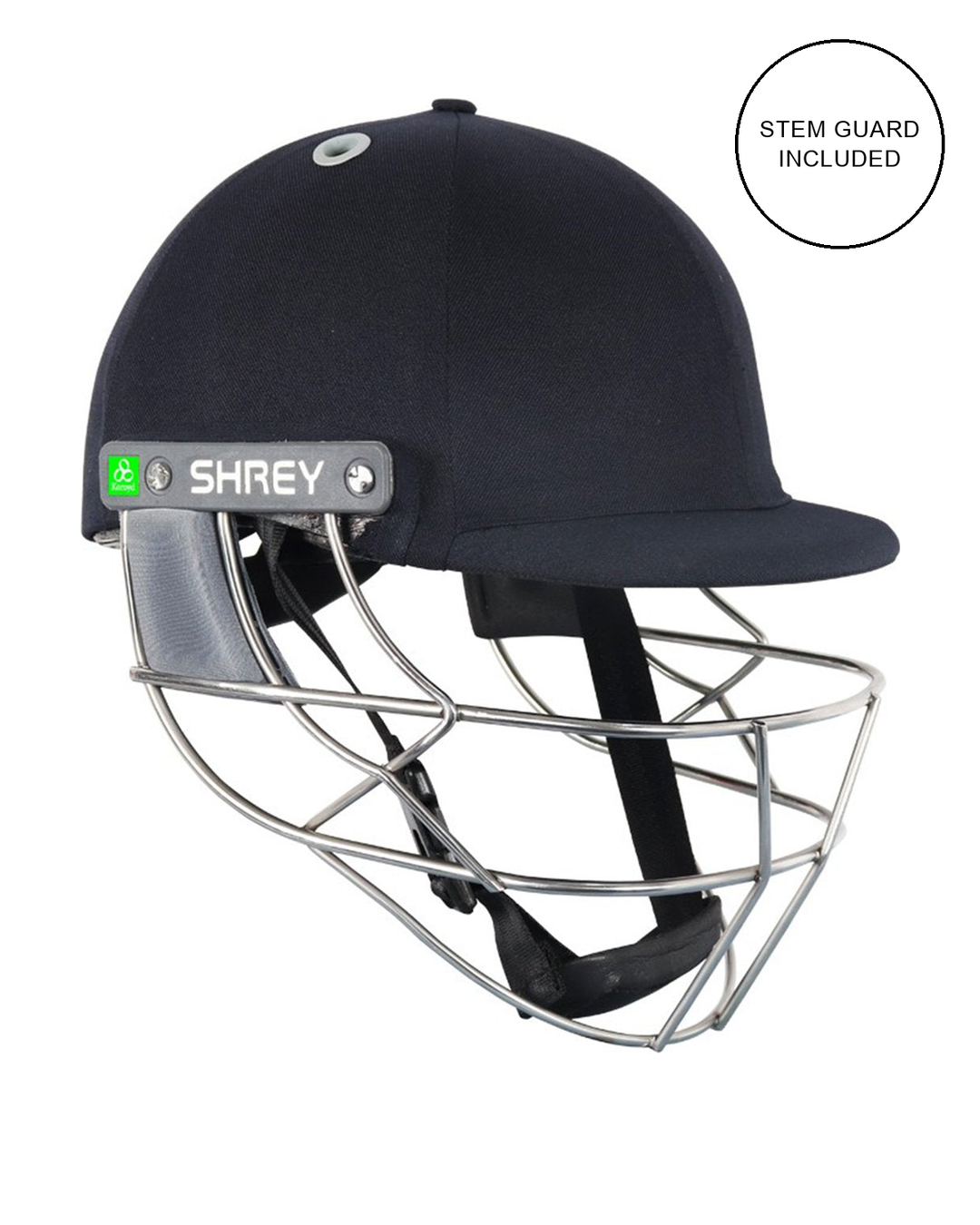 Shrey Koroyd Steel Visor Cricket Batting Helmet with Neck Guard - Steel - Senior