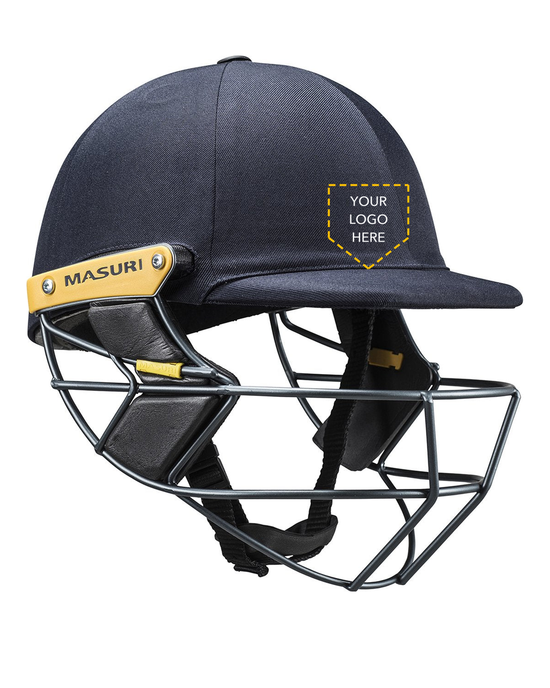 St Kevin's College - Custom Masuri T Line Stainless Steel Cricket Batting Helmet - Navy - Senior