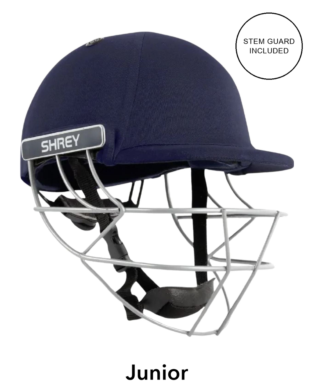 Shrey Classic 2.0 Cricket Batting Helmet with Adjustment Dial with Neck Guard - Steel - Junior