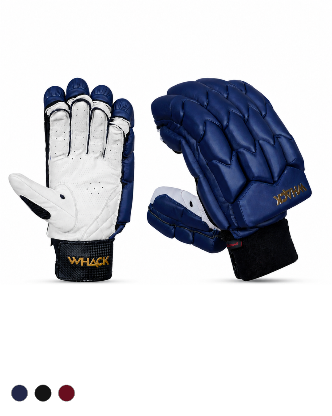 WHACK Player Test Grade Cricket Batting Gloves - Youth - Coloured
