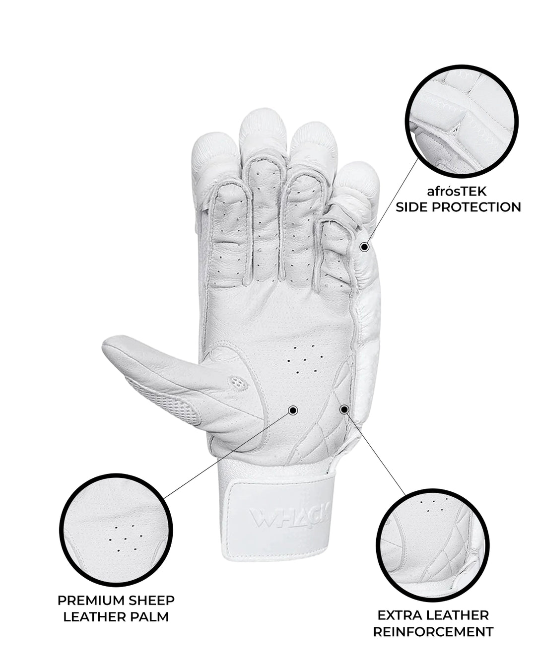 Whack K2 Test Grade Cricket Batting Gloves - Junior