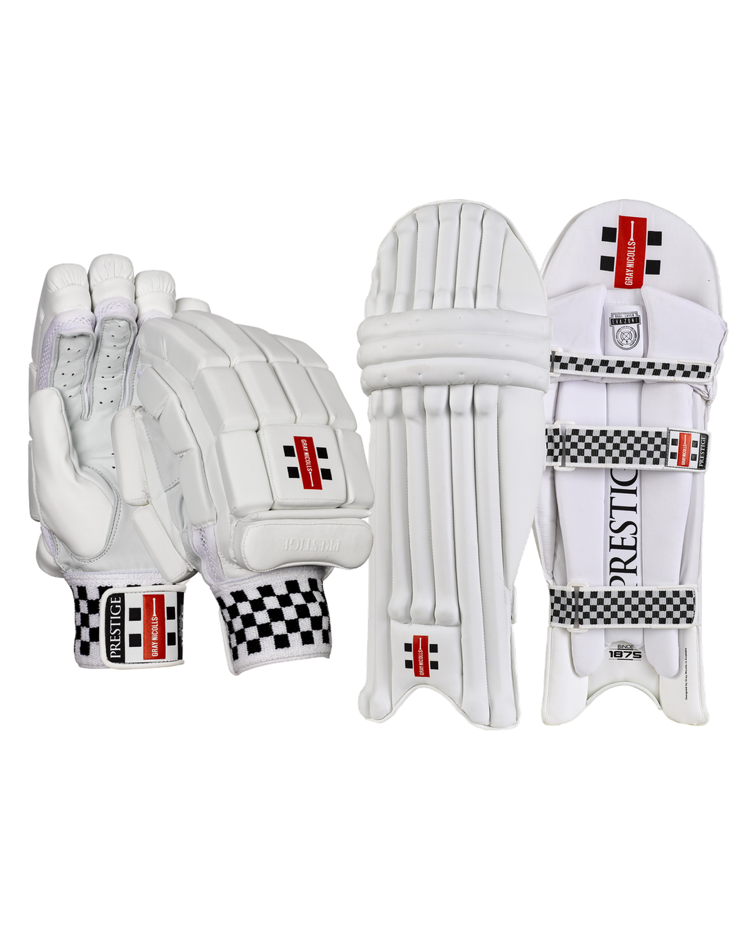 Gray Nicolls Prestige Batting Pads and Gloves Bundle - Youth