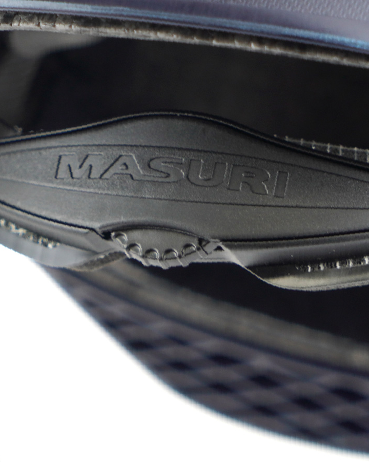 Masuri C Line junior helmet internal padding close-up detail with size dial