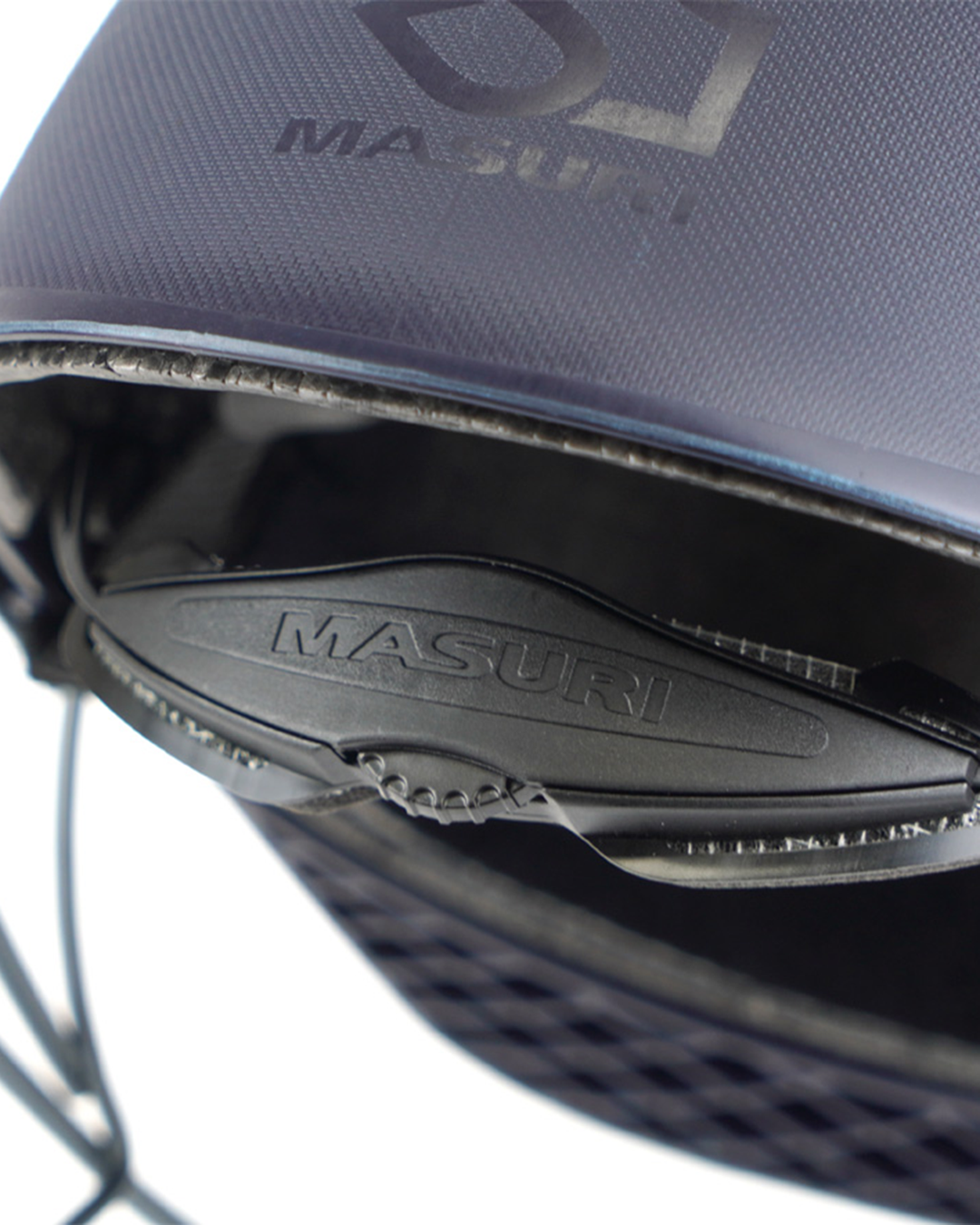 Masuri C Line senior helmet internal padding close-up detail