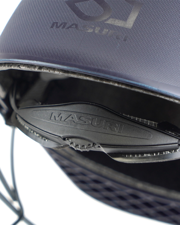 Masuri C Line senior helmet internal padding close-up detail