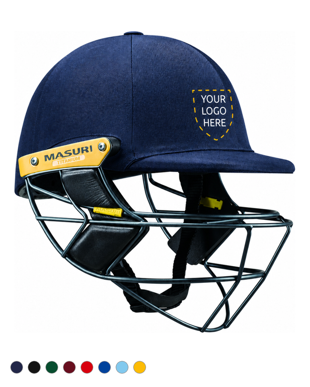 Masuri E Line Titanium Cricket Batting Helmet - Senior - Custom Logo