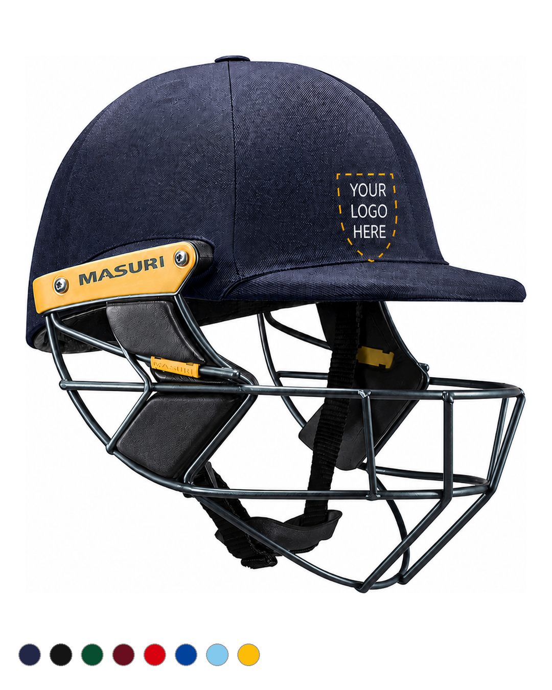 Masuri T Line Stainless Steel Cricket Wicket Keeping Helmet - Senior - Custom Logo