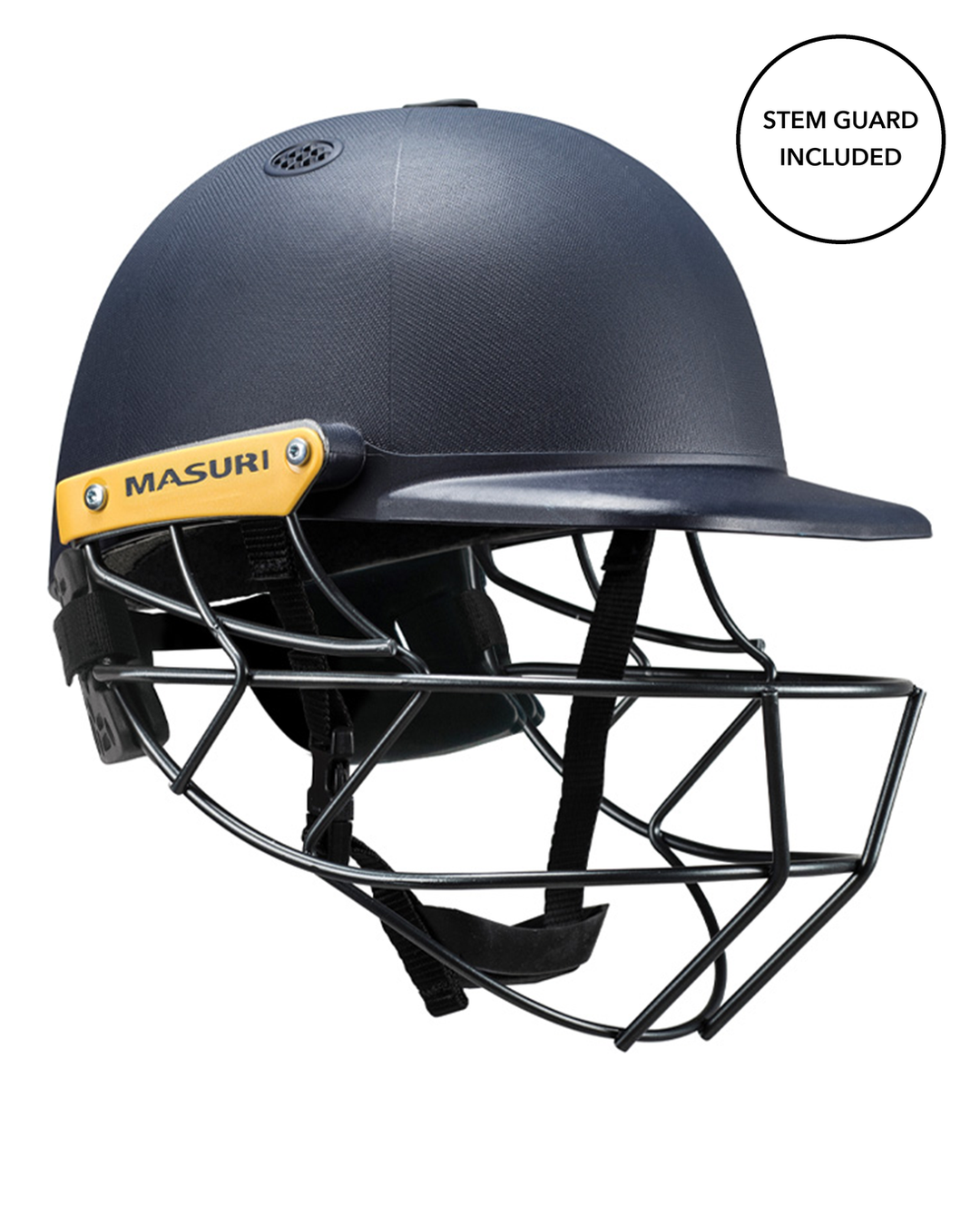 Masuri C Line Stainless Steel Cricket Batting Helmet with Neck Guard - Senior